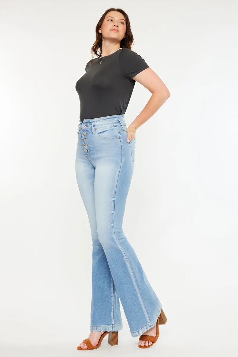 Blairen Ultra High Rise Flare - Curvy sold by Kan Can product image thumbnail 5