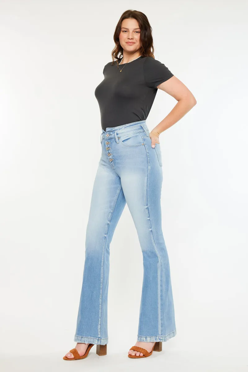 Blairen Ultra High Rise Flare - Curvy sold by Kan Can product image thumbnail 4