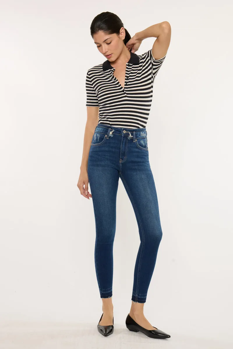 Mackena High Rise Ankle Skinny sold by Kan Can product image thumbnail 3