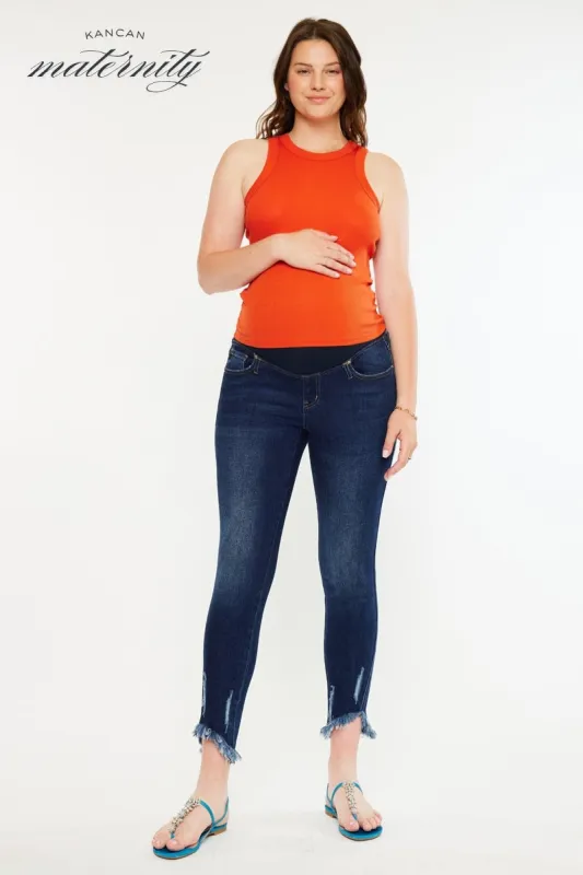 Meredith Maternity Ankle Skinny made by Kan Can