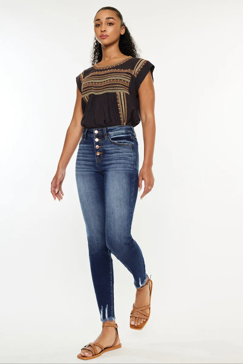 Jenny High Rise Ankle Skinny sold by Kan Can product image thumbnail 4