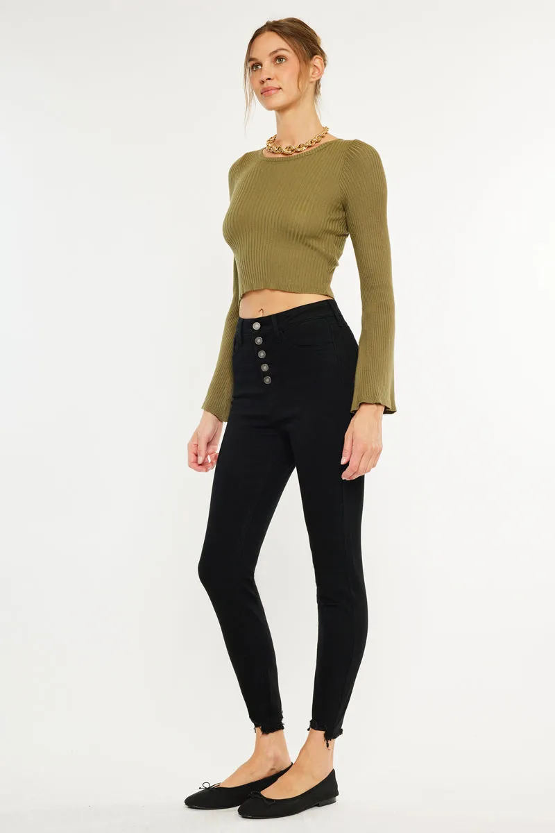 Gris High Rise Super Skinny sold by Kan Can product image thumbnail 5