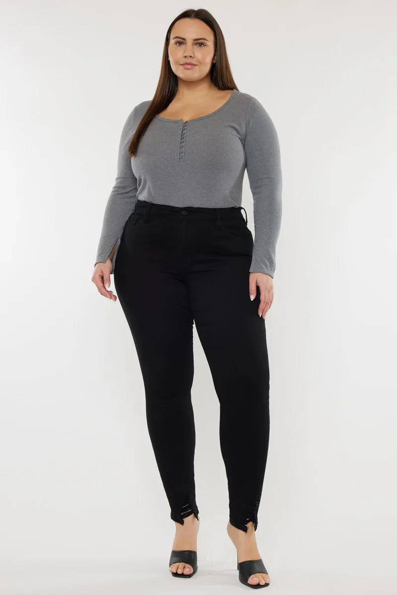 Jones High Rise Ankle Skinny (Plus Size) sold by Kan Can