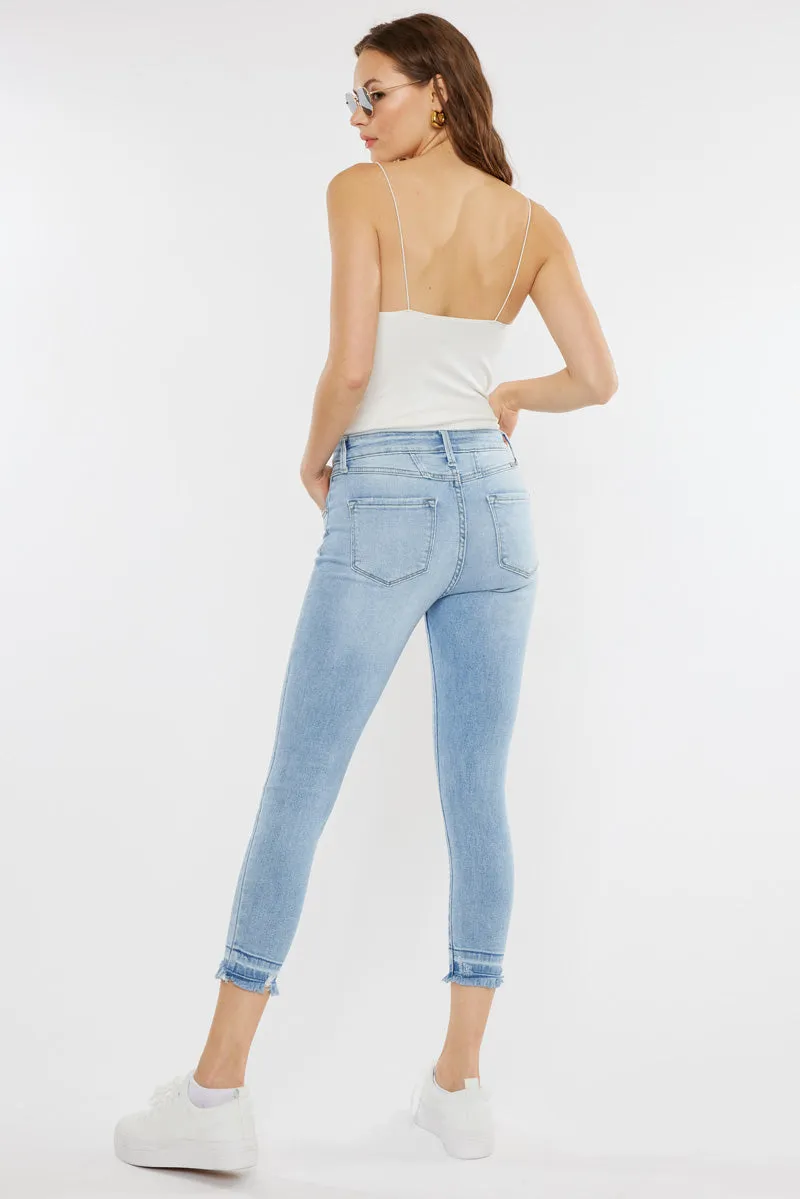 Thomasin High Rise Cropped Skinny sold by Kan Can product image thumbnail 3