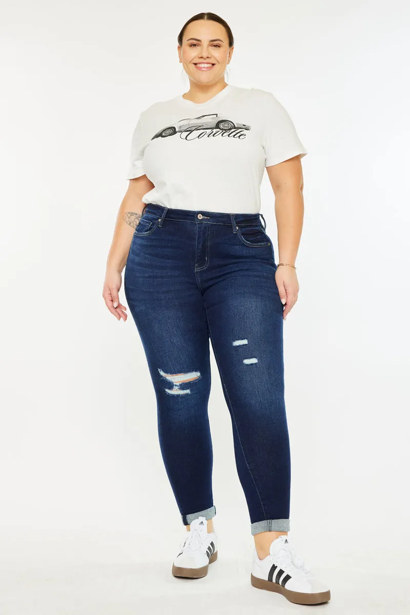 Berenice Mid Rise Ankle Skinny (Plus Size) sold by Kan Can product image thumbnail 3