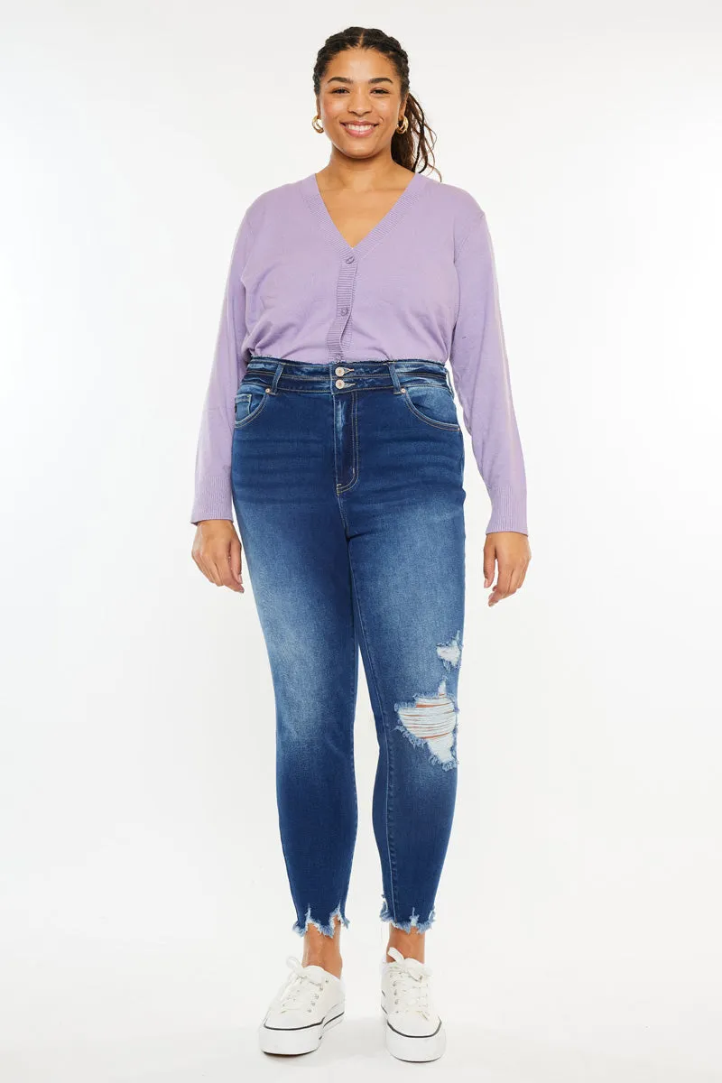 Haydee High Rise Ankle Skinny (Plus Size) sold by Kan Can