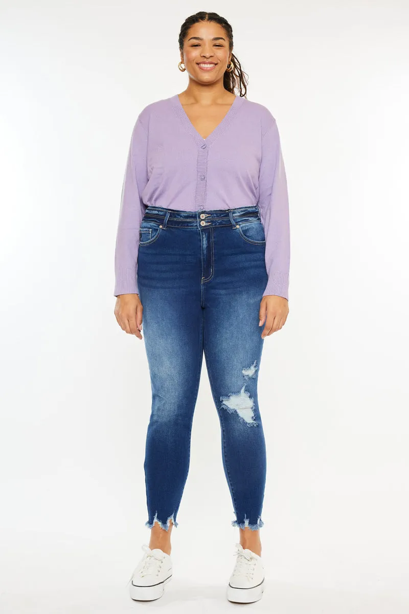 Haydee High Rise Ankle Skinny (Plus Size) sold by Kan Can product image thumbnail 4
