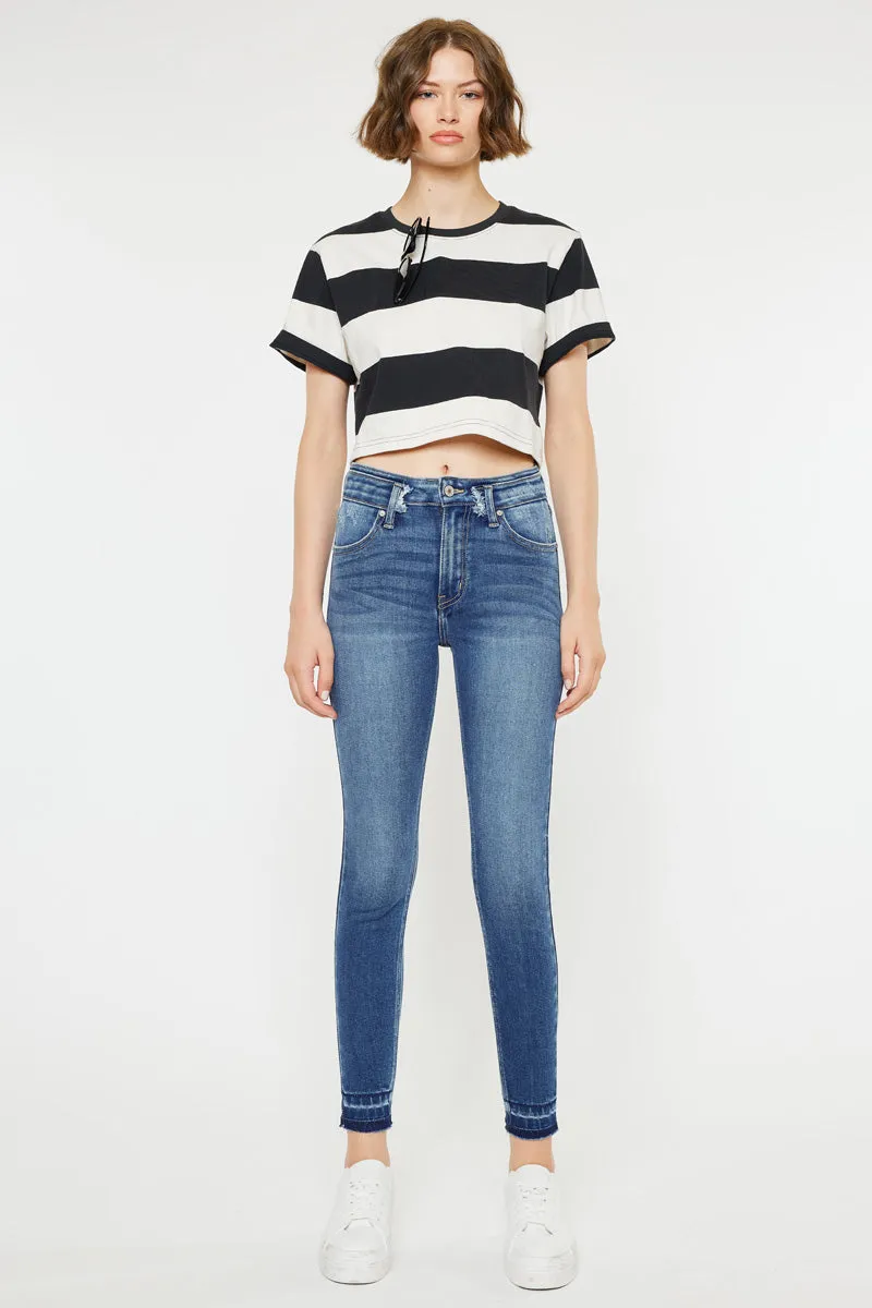 Cleopatra High Rise Ankle Skinny sold by Kan Can product image thumbnail 4