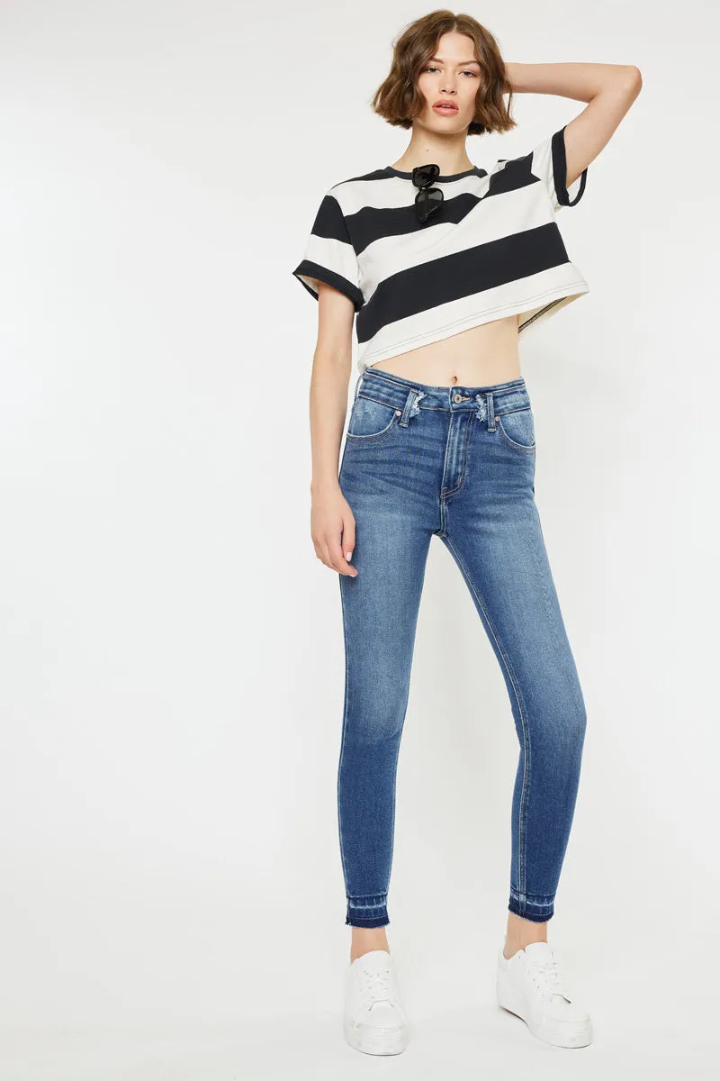 Cleopatra High Rise Ankle Skinny sold by Kan Can product image thumbnail 3
