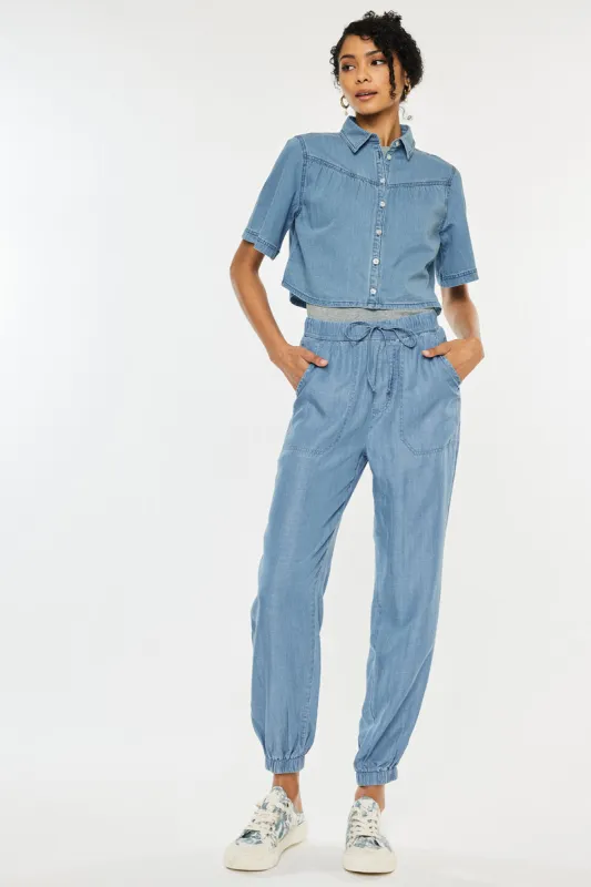 Peggy High Rise Joggers made by Kan Can