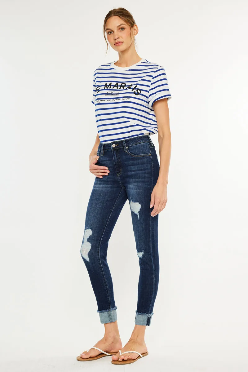 Judith High Rise Ankle Skinny sold by Kan Can product image thumbnail 5