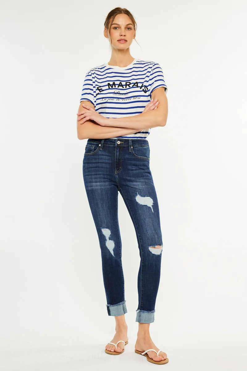 Judith High Rise Ankle Skinny sold by Kan Can product image thumbnail 3
