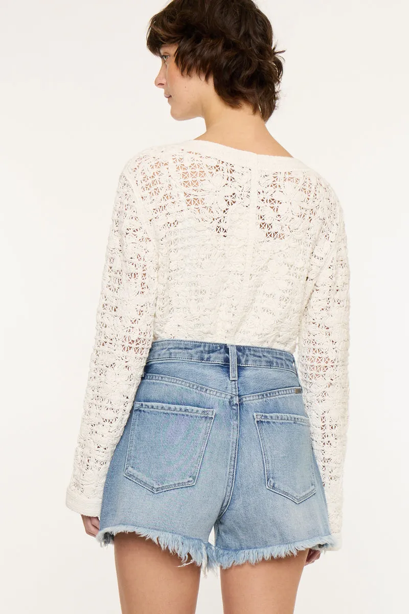 Danni High Rise Mom Shorts sold by Kan Can product image thumbnail 2