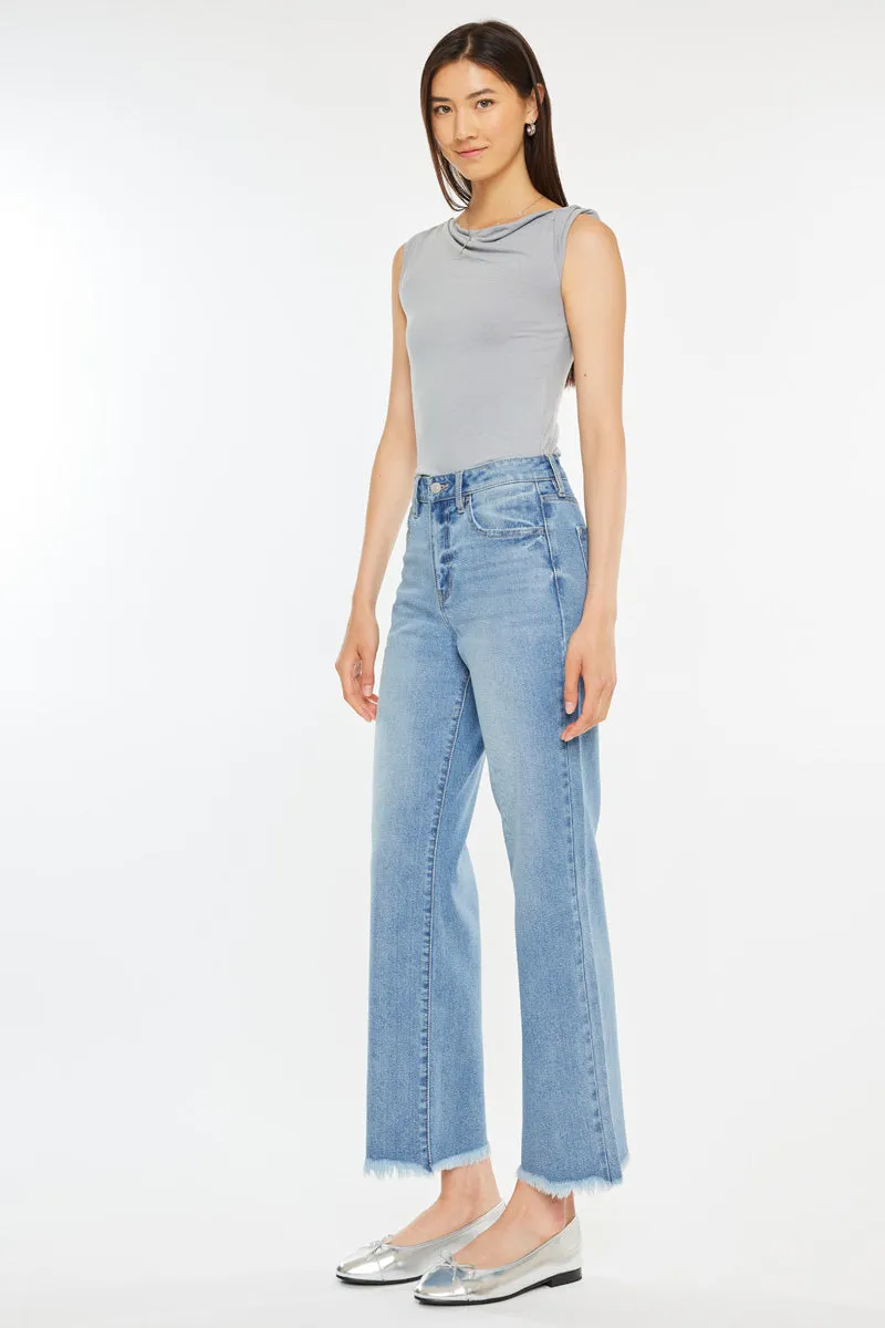 Bri Essentials High Rise Slim Wide Leg Jeans sold by Kan Can product image thumbnail 5