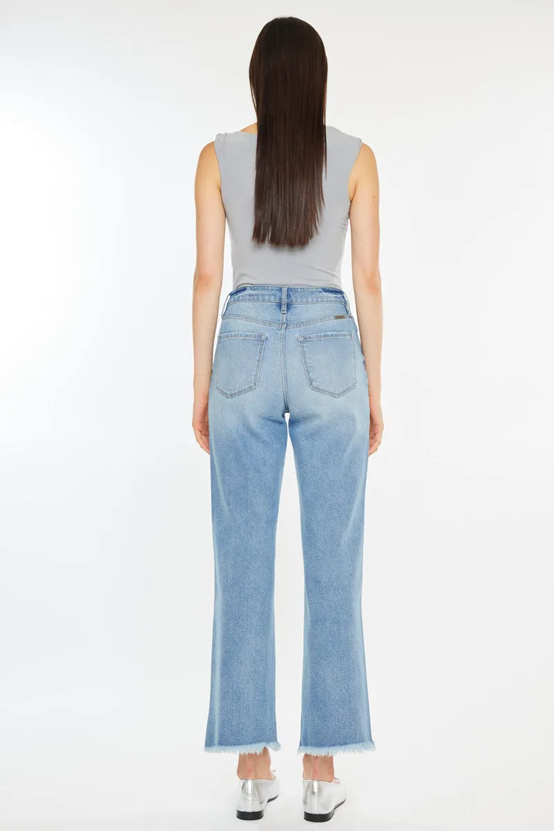 Bri Essentials High Rise Slim Wide Leg Jeans sold by Kan Can product image thumbnail 2