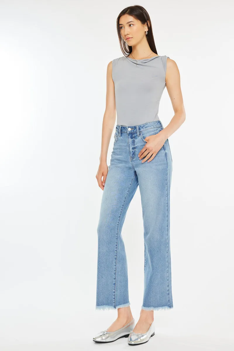 Bri Essentials High Rise Slim Wide Leg Jeans sold by Kan Can product image thumbnail 3