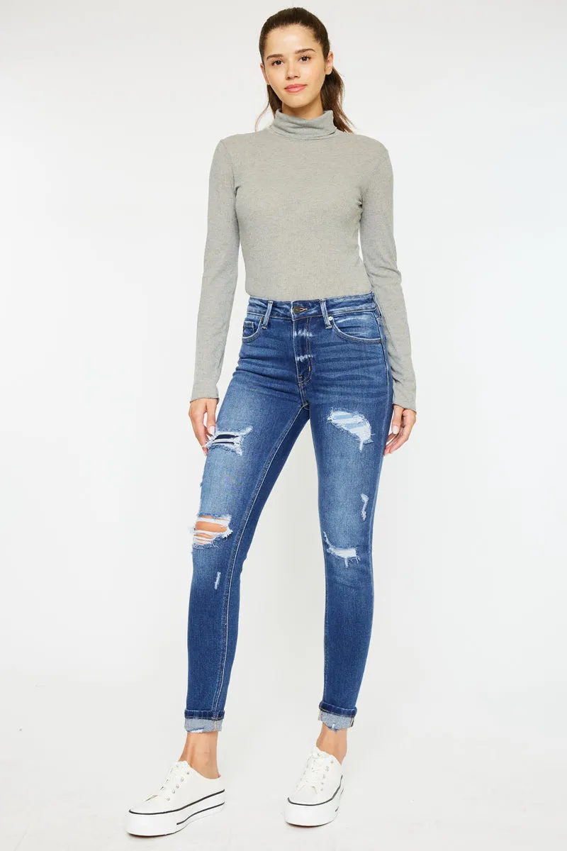 Charlie High Rise Ankle Skinny sold by Kan Can product image thumbnail 4