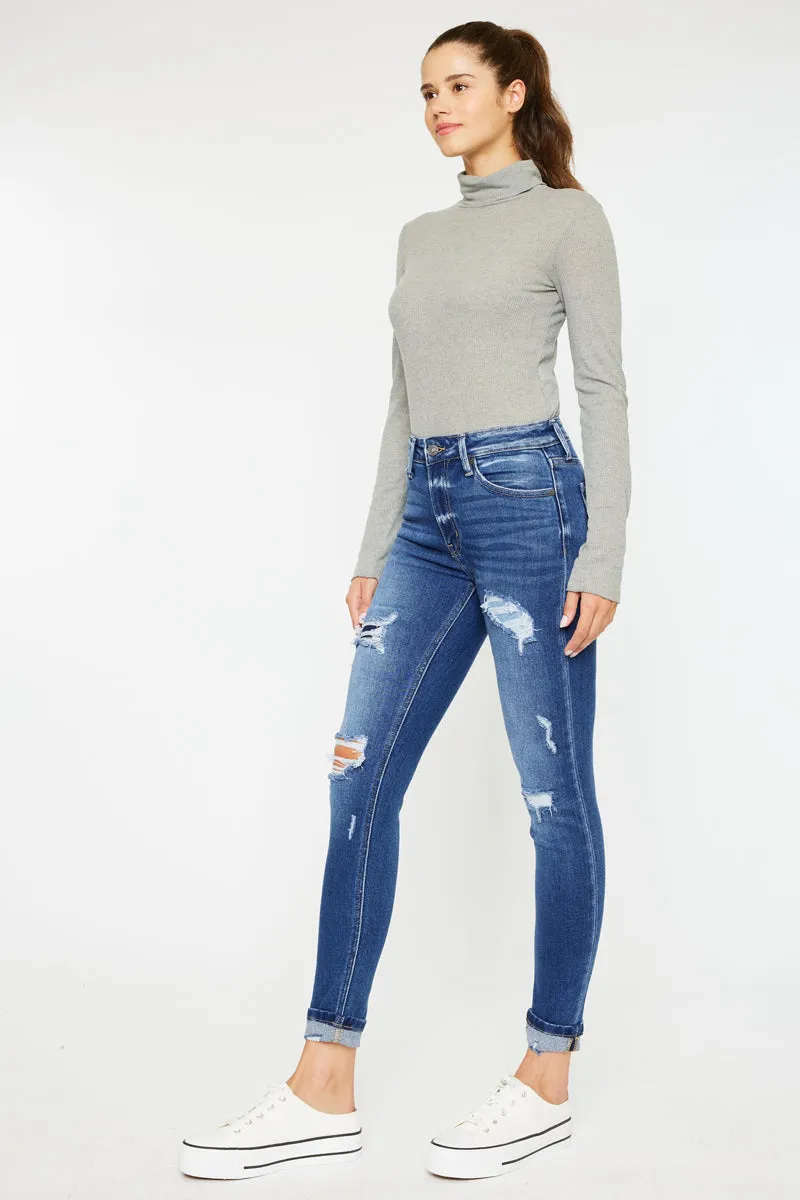 Charlie High Rise Ankle Skinny sold by Kan Can product image thumbnail 5