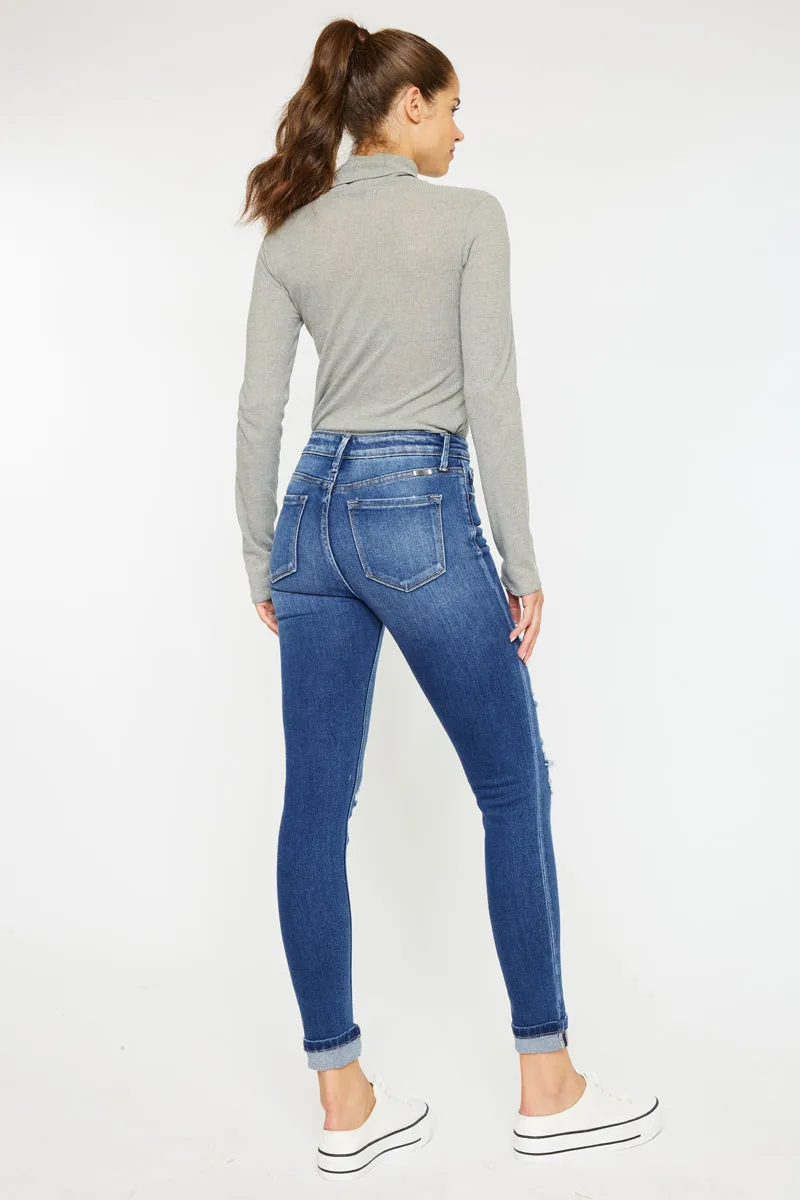 Charlie High Rise Ankle Skinny sold by Kan Can product image thumbnail 2
