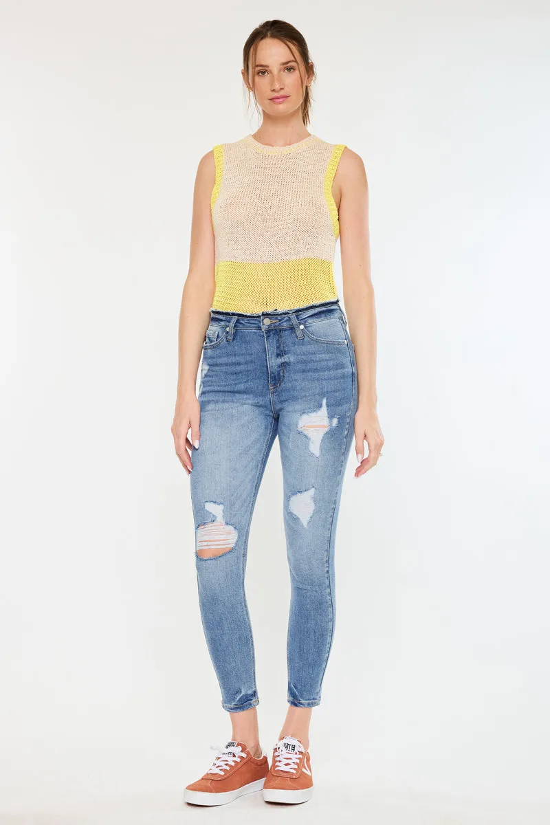 Chanell High Rise Ankle Skinny sold by Kan Can product image thumbnail 3