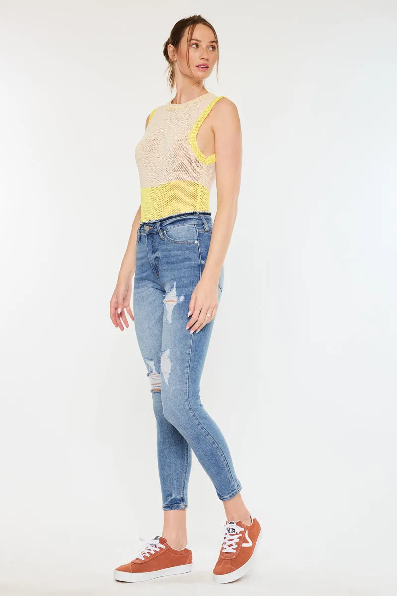 Chanell High Rise Ankle Skinny sold by Kan Can product image thumbnail 5