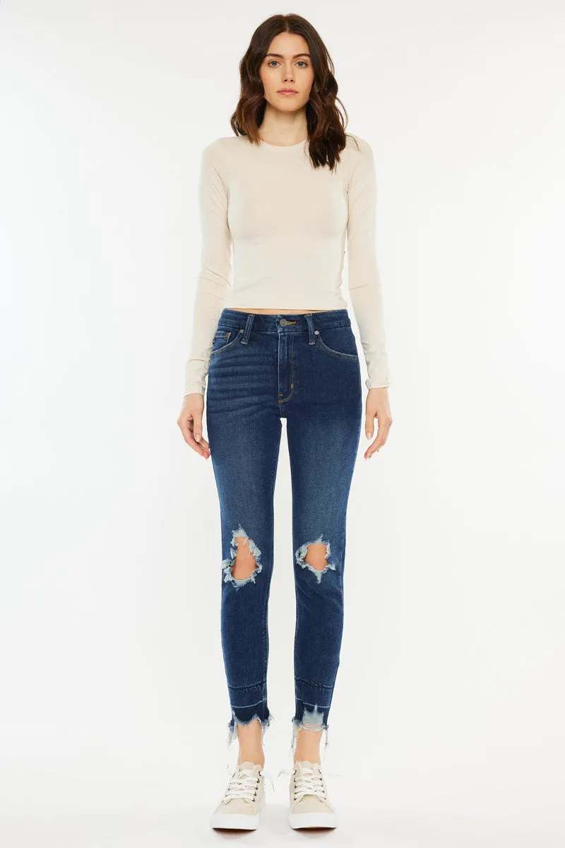Angelise High Rise Ankle Skinny sold by Kan Can product image thumbnail 3