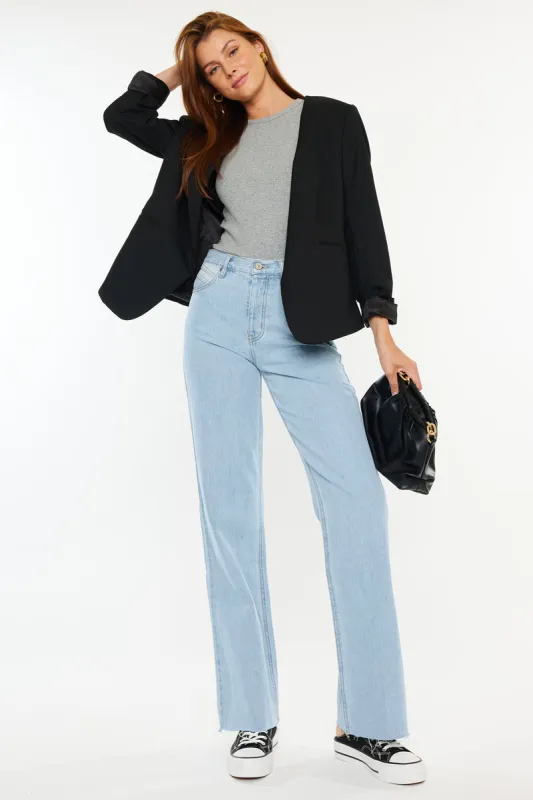 Brisa Ultra High Rise 90's Flare Jeans sold by Kan Can