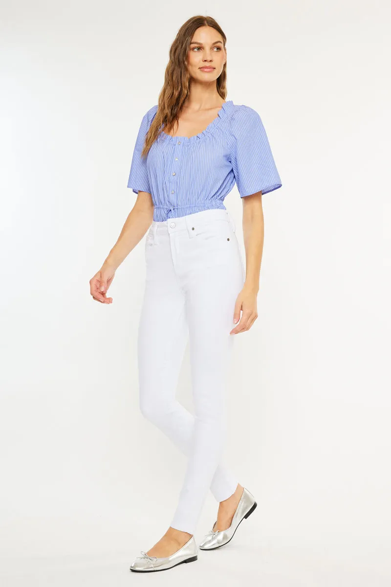 Alabaster High Rise Super Skinny sold by Kan Can product image thumbnail 5