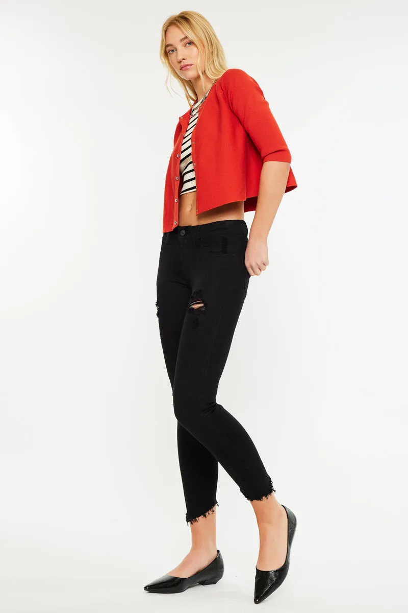 Brianna Mid Rise Ankle Skinny sold by Kan Can product image thumbnail 4