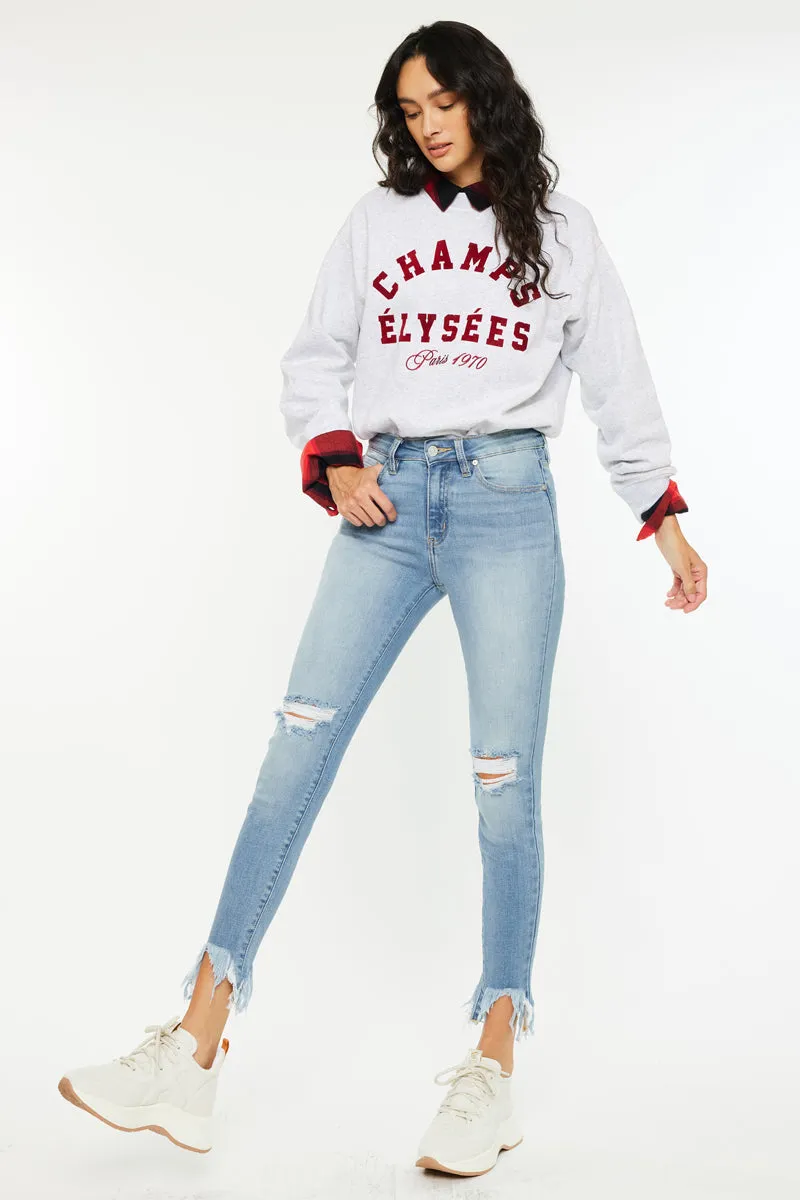 Delilah High Rise Ankle Skinny sold by Kan Can product image thumbnail 5