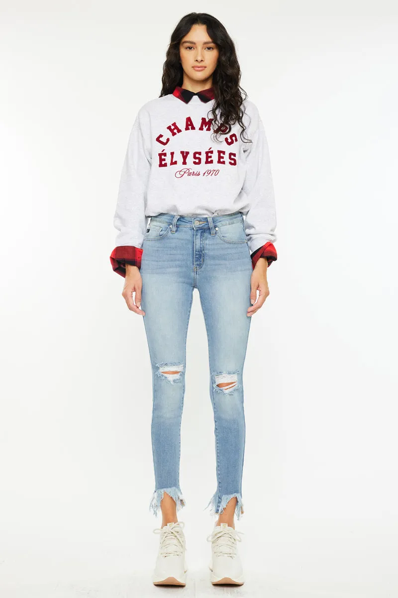 Delilah High Rise Ankle Skinny sold by Kan Can product image thumbnail 3