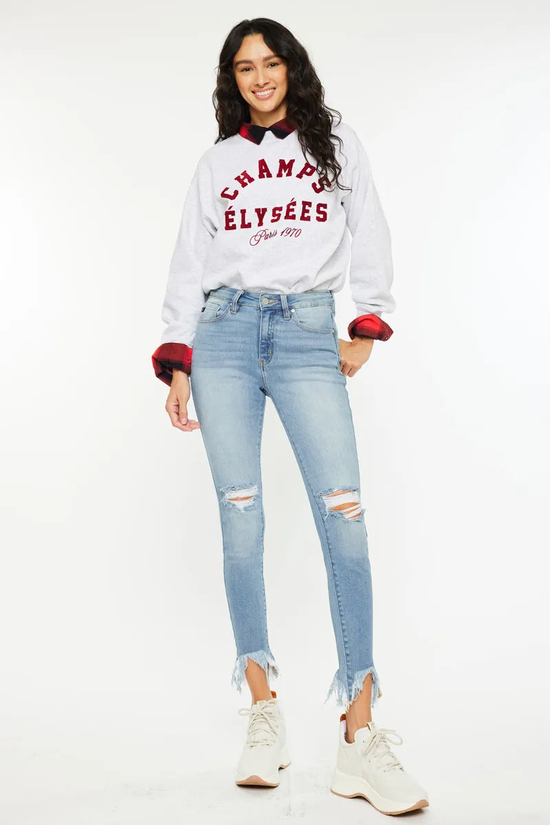 Delilah High Rise Ankle Skinny sold by Kan Can product image thumbnail 4