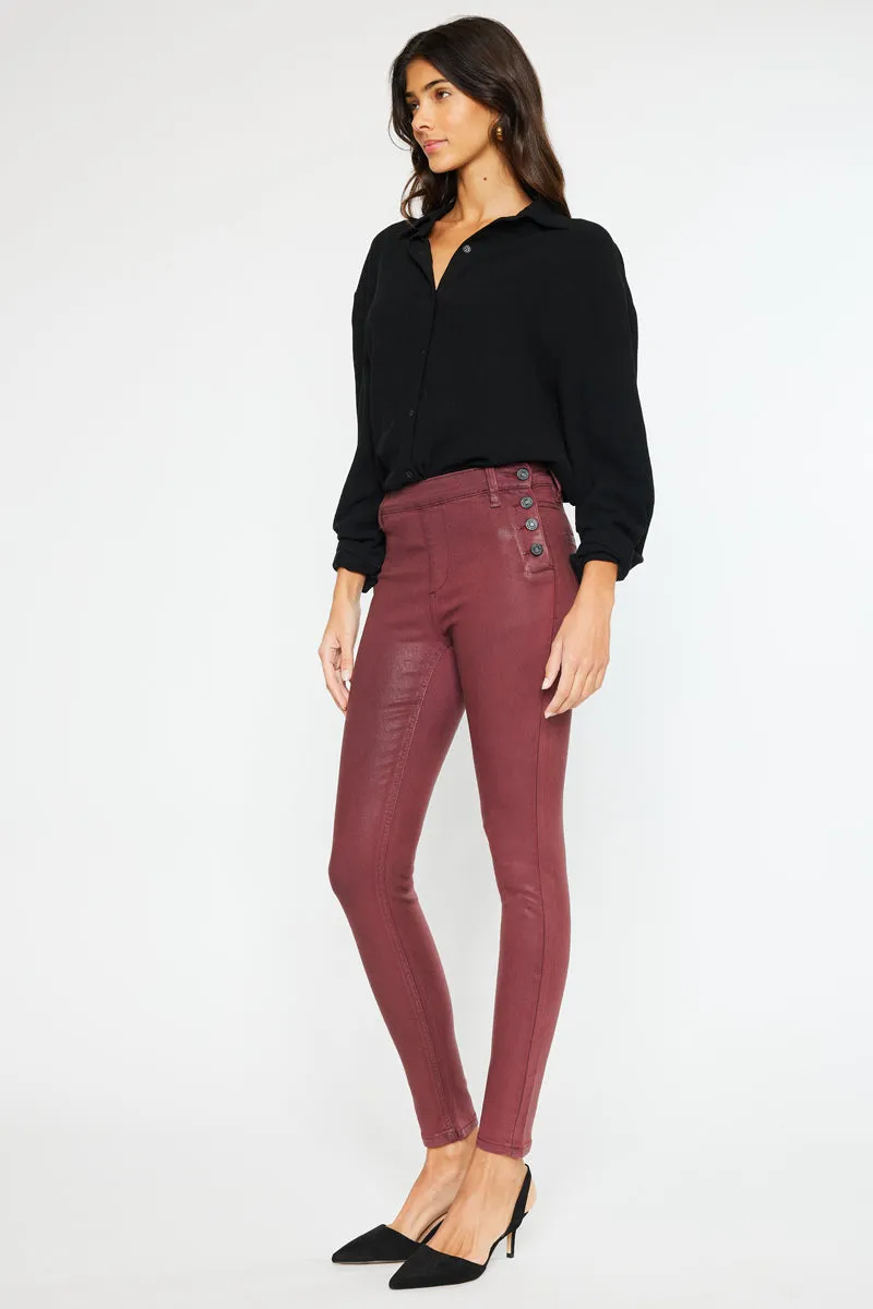 Georgie High Rise Coated Super Skinny sold by Kan Can product image thumbnail 5