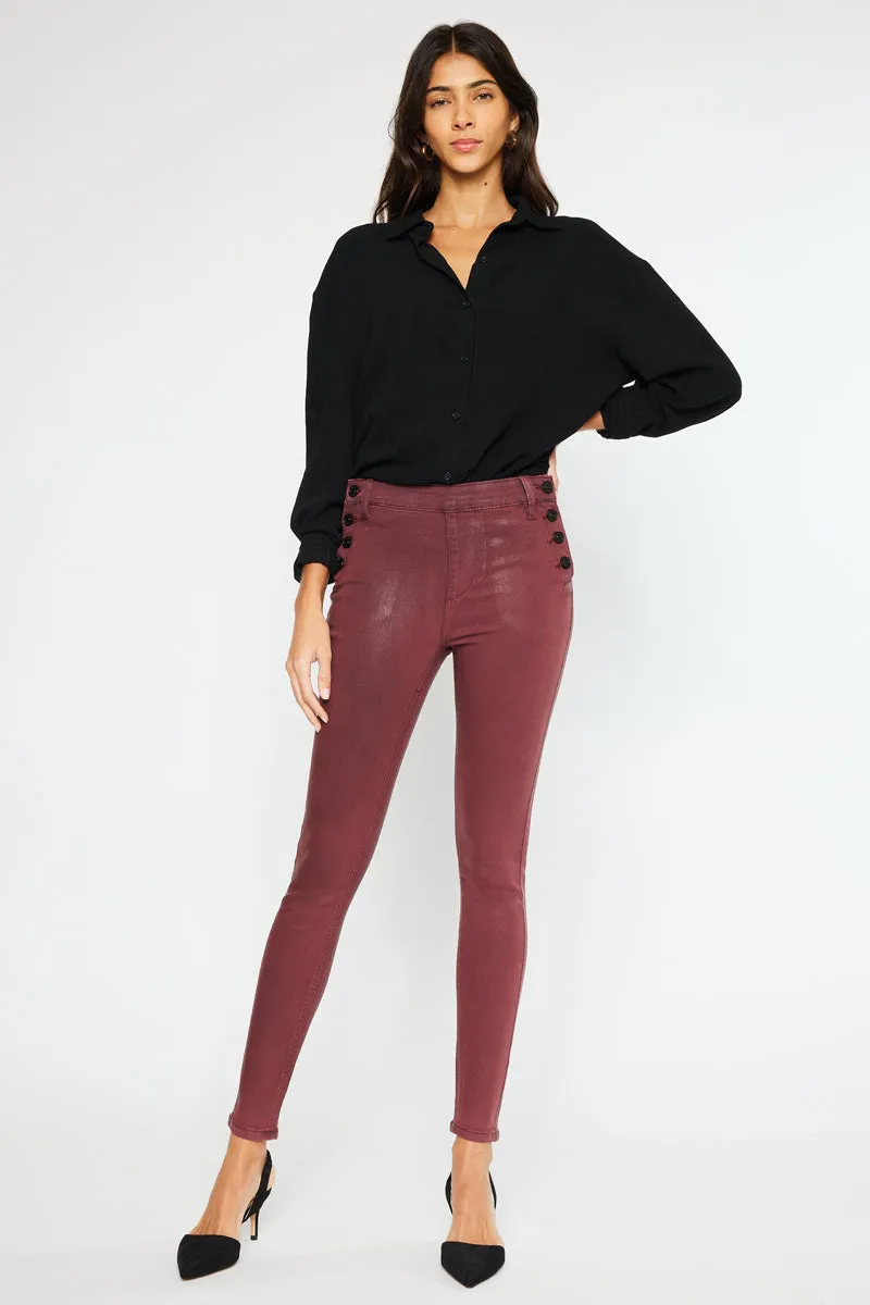 Georgie High Rise Coated Super Skinny sold by Kan Can product image thumbnail 3