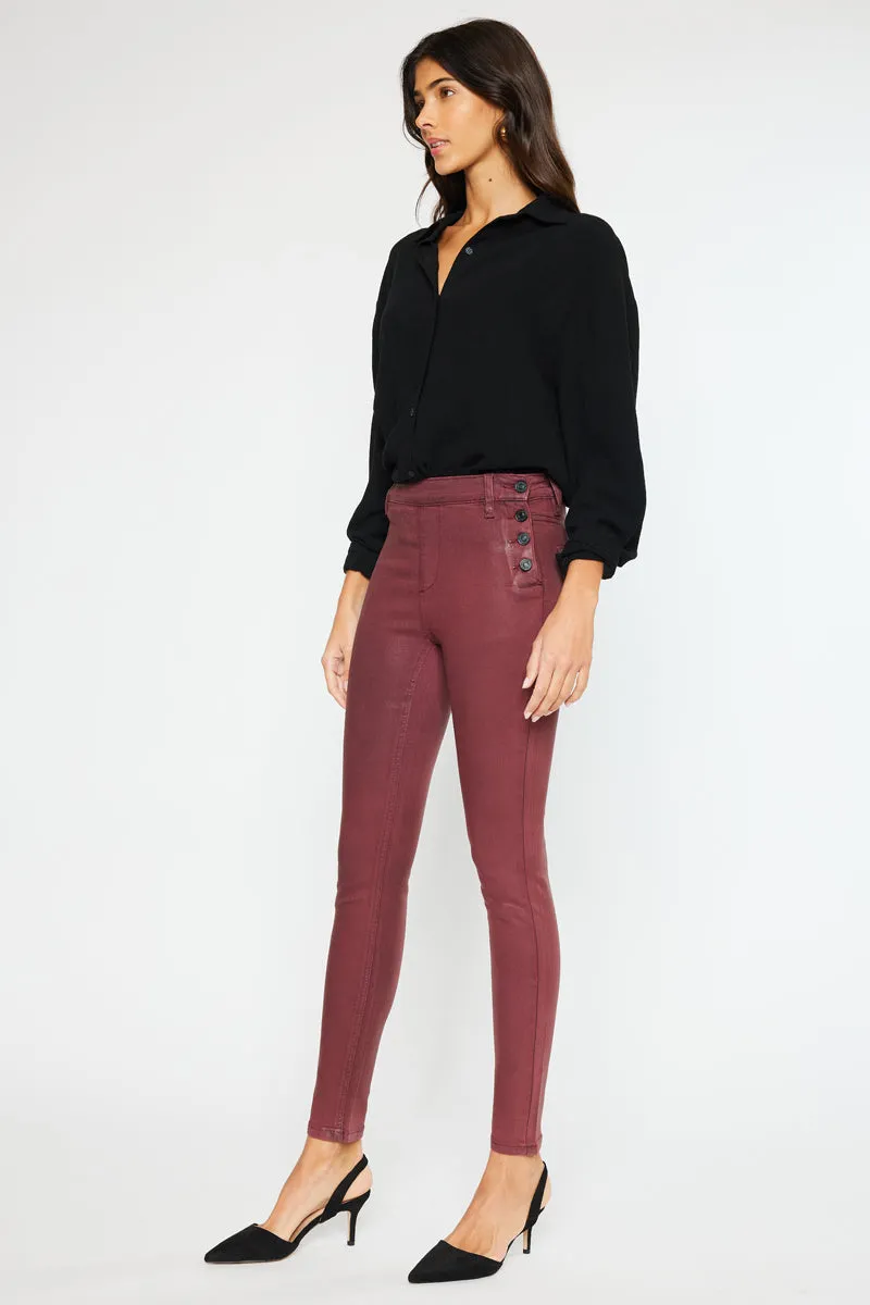 Georgie High Rise Coated Super Skinny sold by Kan Can product image thumbnail 4