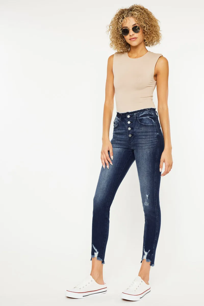 Sloane High Rise Ankle Skinny sold by Kan Can product image thumbnail 5