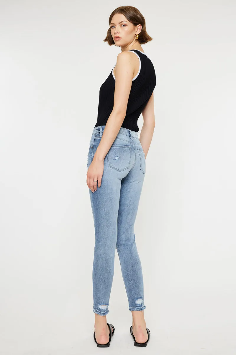 Eden Mid Rise Ankle Skinny sold by Kan Can product image thumbnail 2