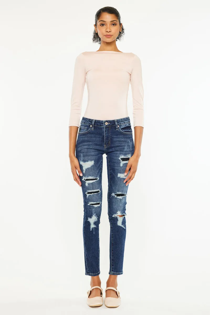 Tobie Mid Rise Super Skinny sold by Kan Can product image thumbnail 3