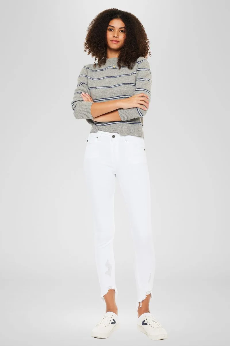 Sadie High Rise Ankle Skinny sold by Kan Can