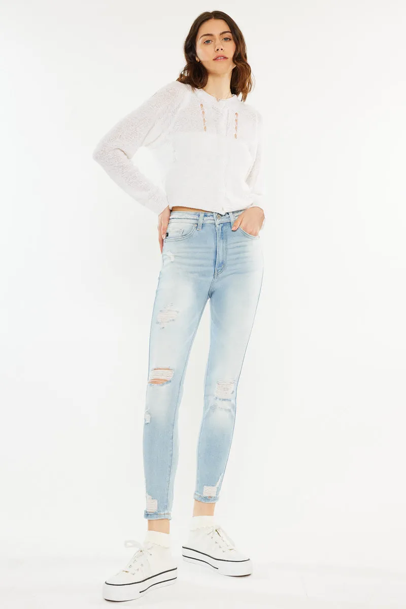 Dakota Ultra High Rise Ankle Skinny sold by Kan Can product image thumbnail 4