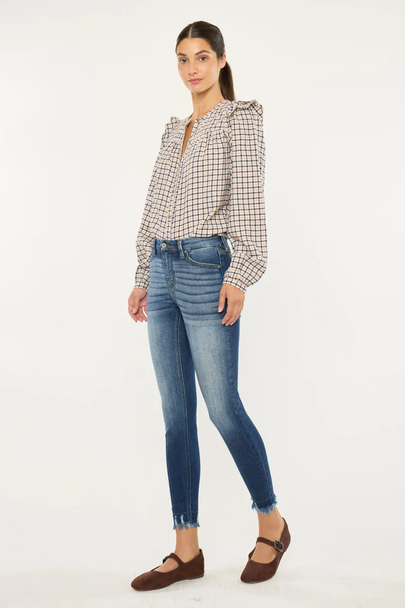 Eliza High Rise Ankle Skinny sold by Kan Can product image thumbnail 5