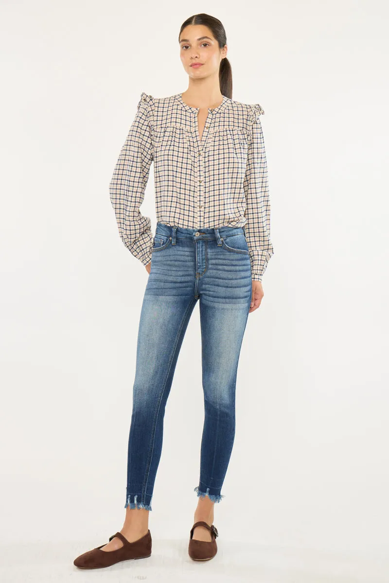 Eliza High Rise Ankle Skinny sold by Kan Can product image thumbnail 3