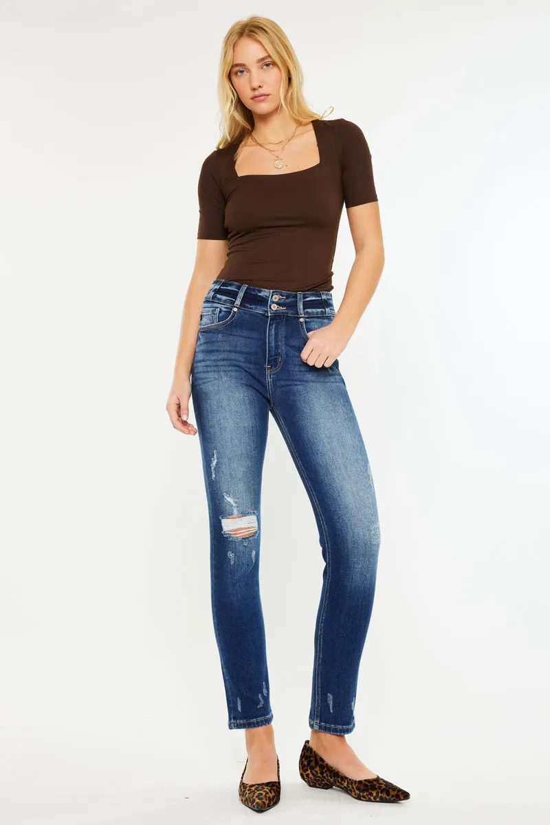 Alanis High Rise Straight sold by Kan Can