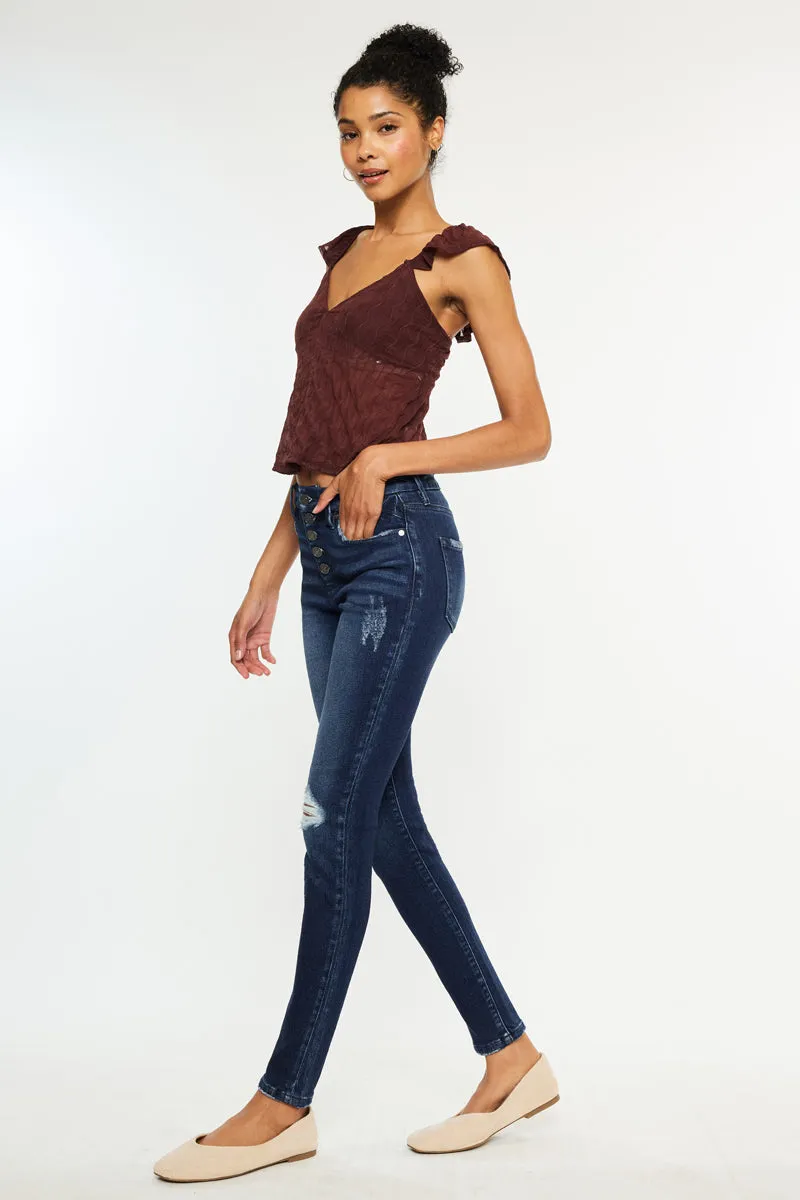 Donovan High Rise Super Skinny sold by Kan Can product image thumbnail 4