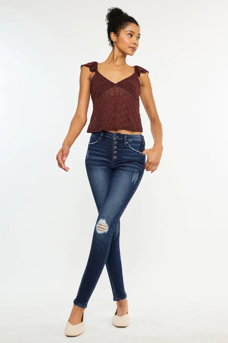 Donovan High Rise Super Skinny sold by Kan Can product image thumbnail 3