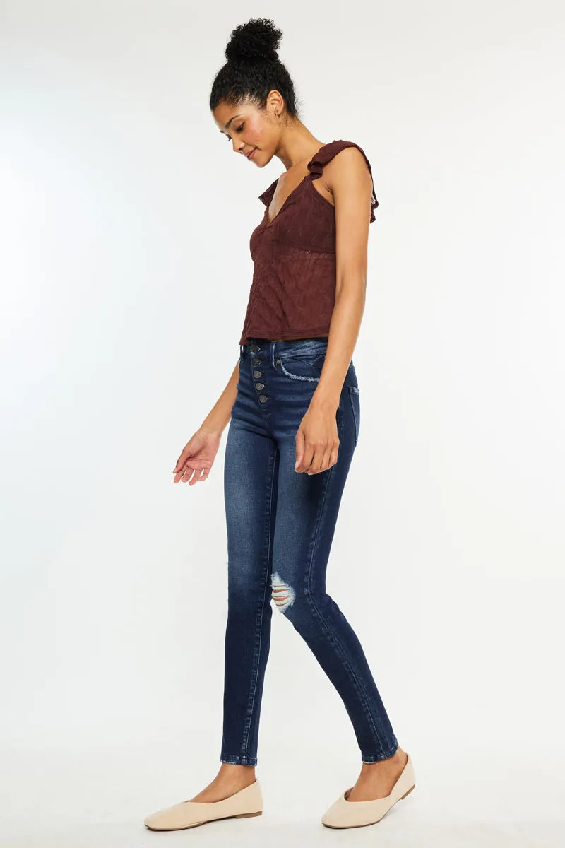 Donovan High Rise Super Skinny sold by Kan Can product image thumbnail 5