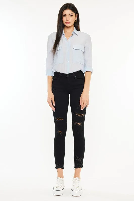 Hazy Mid Rise Ankle Skinny sold by Kan Can product image thumbnail 3