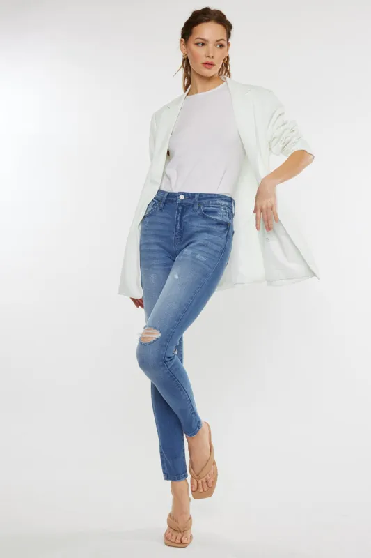 Hilarie High Rise Super Skinny sold by Kan Can