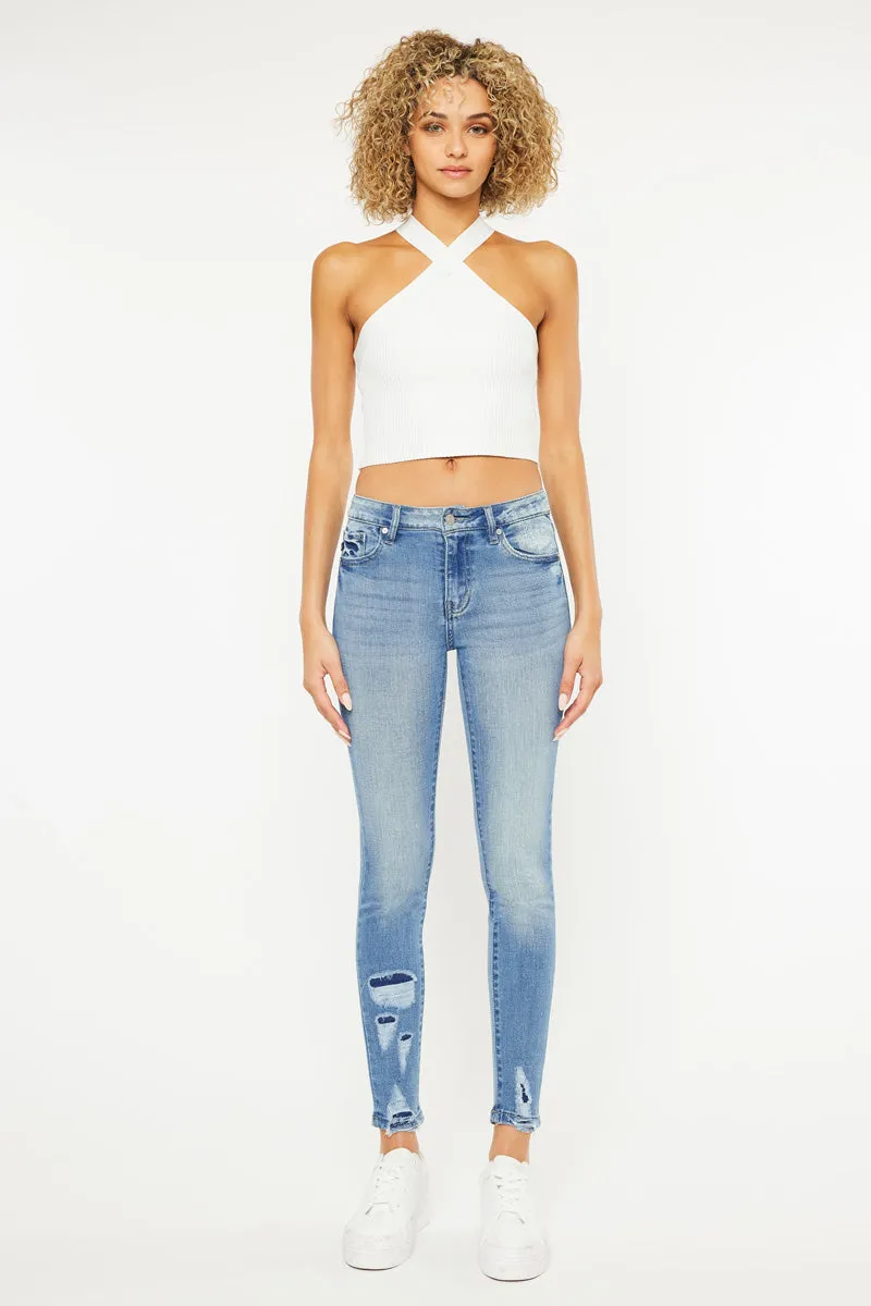 Jenna Mid Rise Ankle Skinny sold by Kan Can product image thumbnail 3