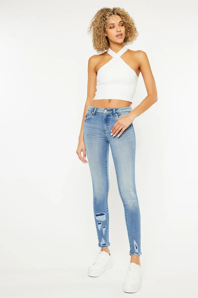 Jenna Mid Rise Ankle Skinny sold by Kan Can product image thumbnail 4